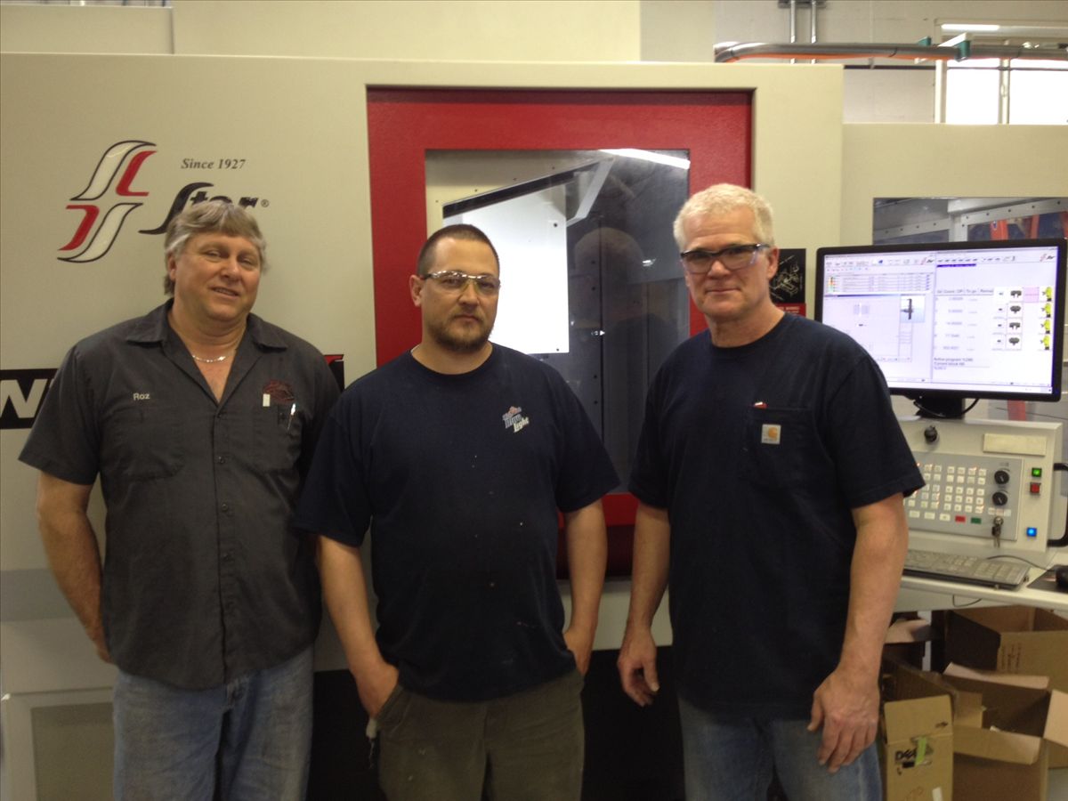 On-the-Job Training recipients: Doug Galau, James Roznowski & Michael Oberleas 