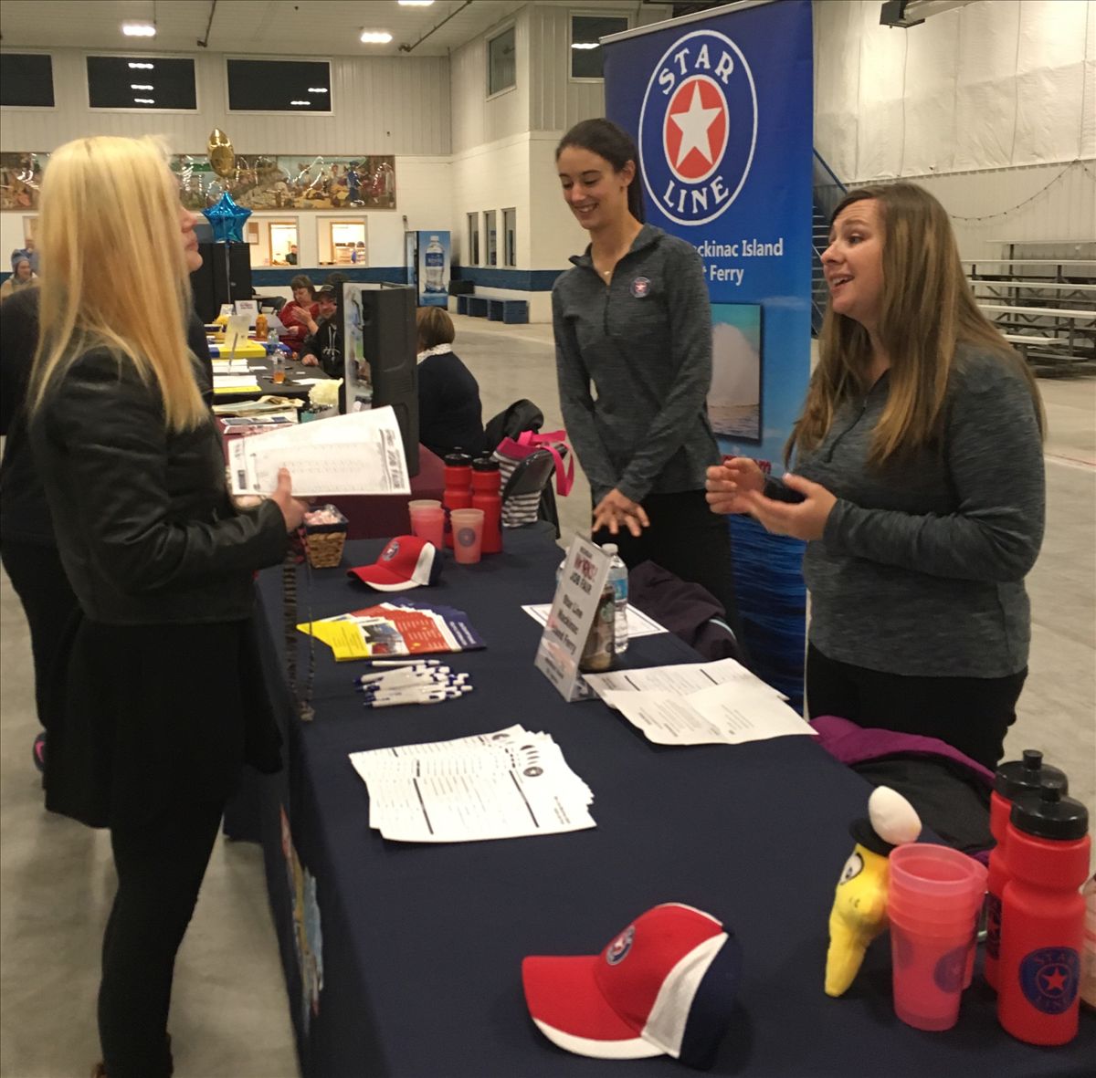 Star Line Speaks with Job Seeker Regarding Employment Opportunties