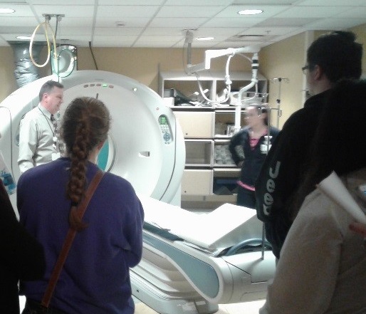 Students learn about CAT Scans