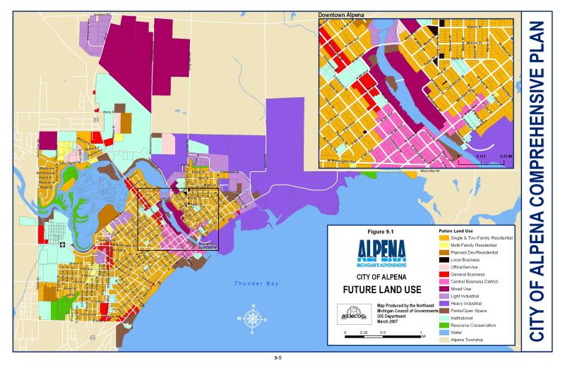 Future Land Use Map - Alpena